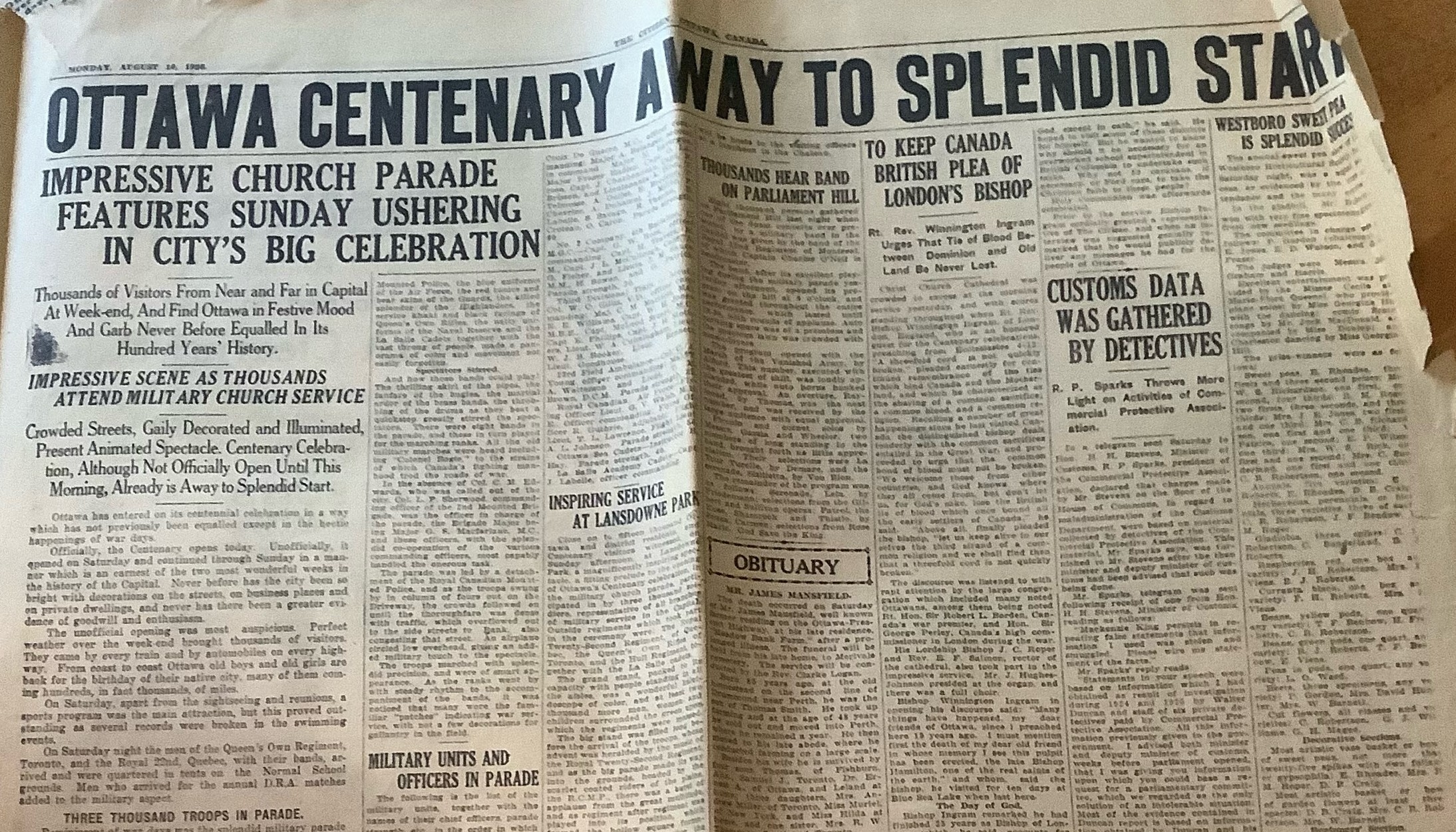 1926 August 16 Citizen Centenary Edition (3b)