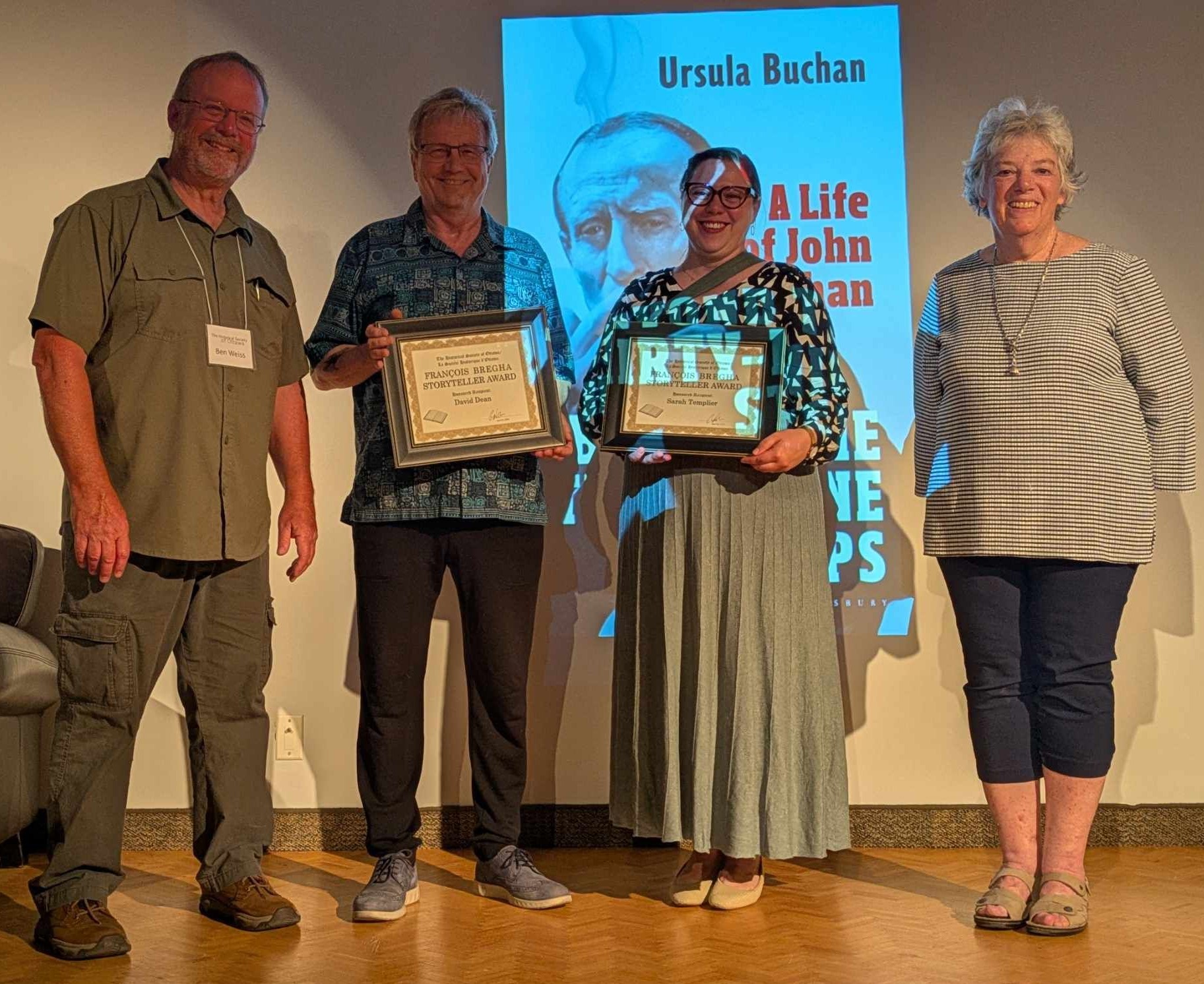 2025 June16 HSO storyteller awards dave dean and sarah templier