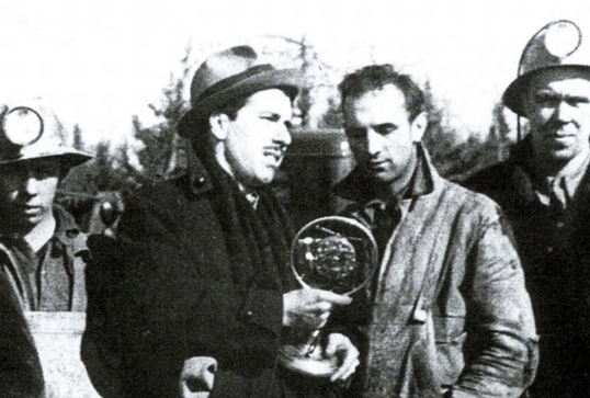 J. Frank Willis on scene at the 1936 Moose River mine collapse