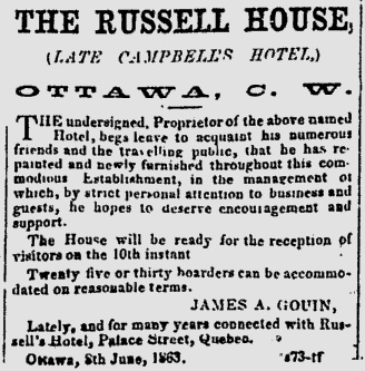 russell hotel ad