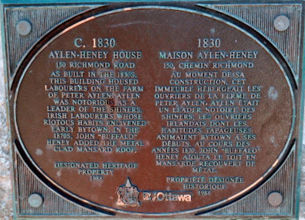 aylen house plaque