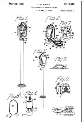 parking meter drawing