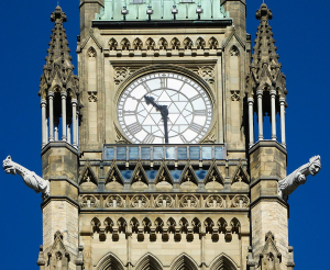 Ottawa Peace Tower on Parliament Hill