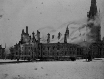 West Block Fire, 11 February 1897.