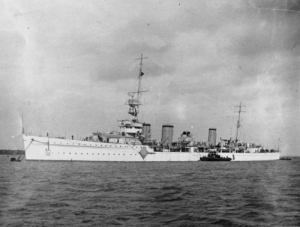 HMS Emerald, circa 1940.