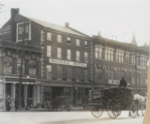 Today’s Chateau Lafayette back when known as the “Bodega Hotel” in the 1920/30s.