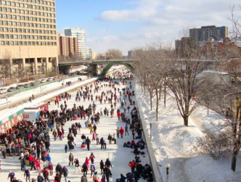 Skating on the Rideau Canal, February 2014