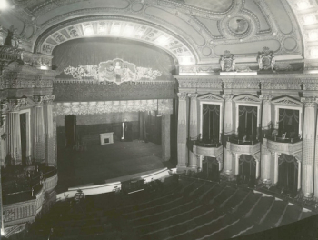 Interior of the new Russell Theatre before its demolition in 1928