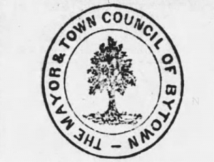 Emblem of the Mayor and Town Council of Bytown, 1848.