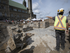 Stephen Jarrett on Parliament Hill site