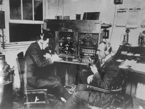 Marconi Radio Station, CFCF, formerly XWA, Montreal, circa 1922