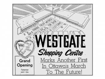 Westgate Shopping Centre advertisement 