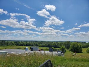 Looking out from the top of the Diefenbunker
