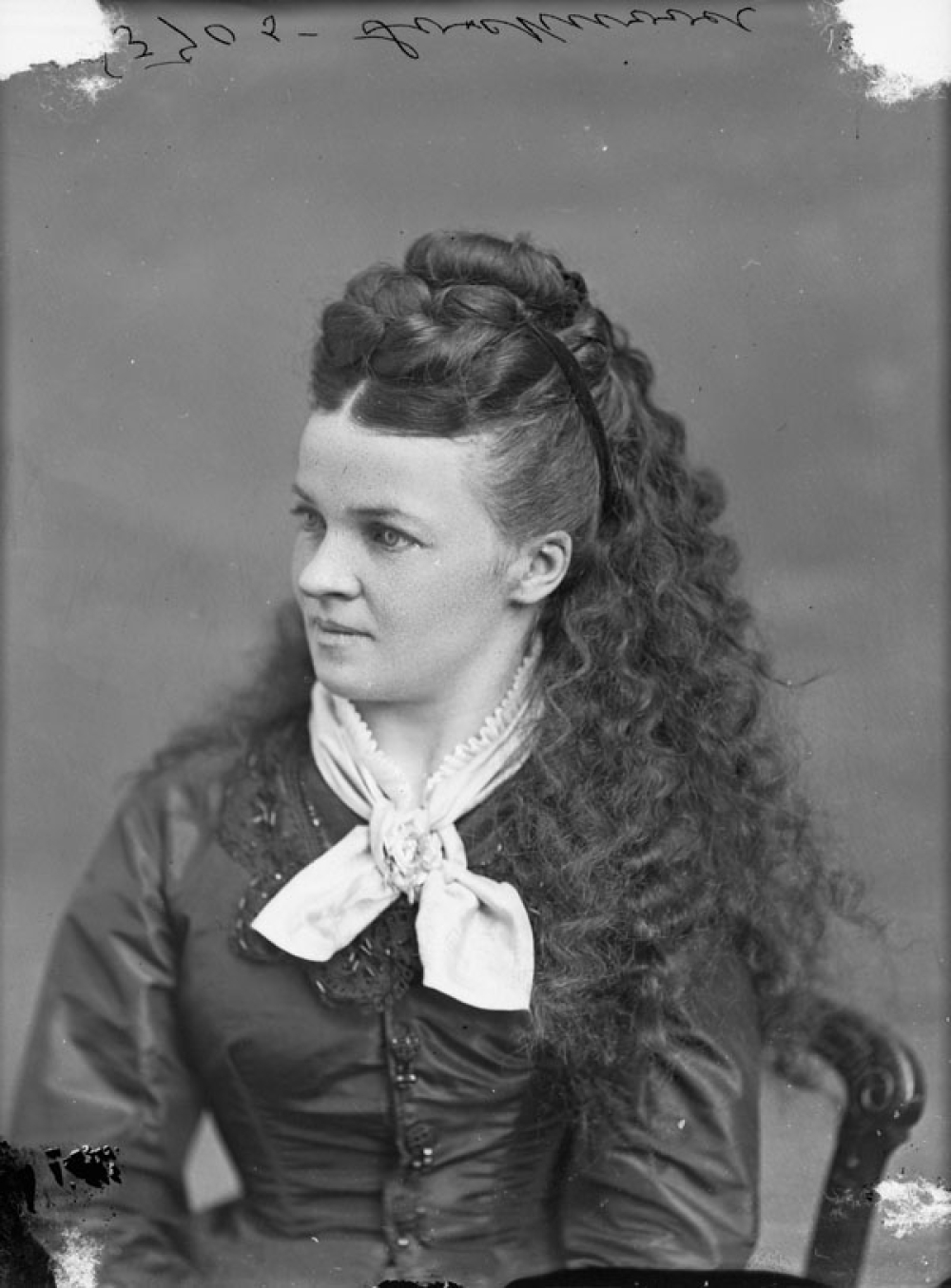 Figure 1 William James Topley, Portrait of Miss Lockwood, 1875 