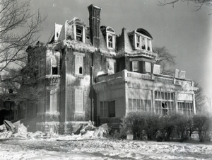 Soviet Embassy, after the fire