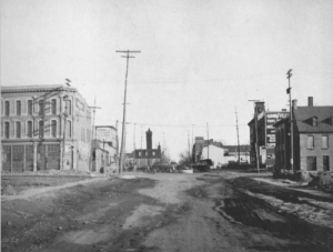 Ottawa the Ugly – Intersection of Wellington and Lyon Streets, looking South in 1938.